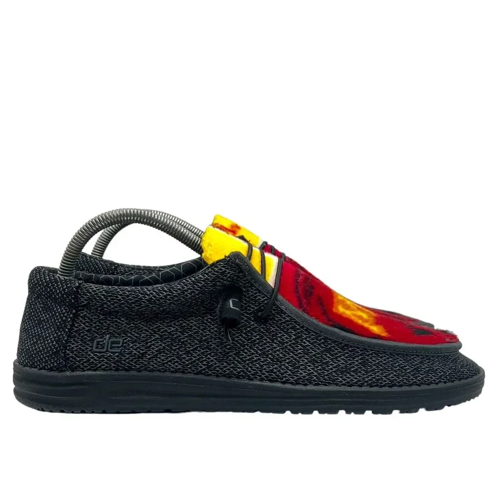 Hey Dude Wally Sox‎ Micro Minnesota Golden Gophers Loafers Mens 10 Total Black